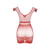 Subblime - 951924 Robe Courte En Crochet Rouge Taille Unique